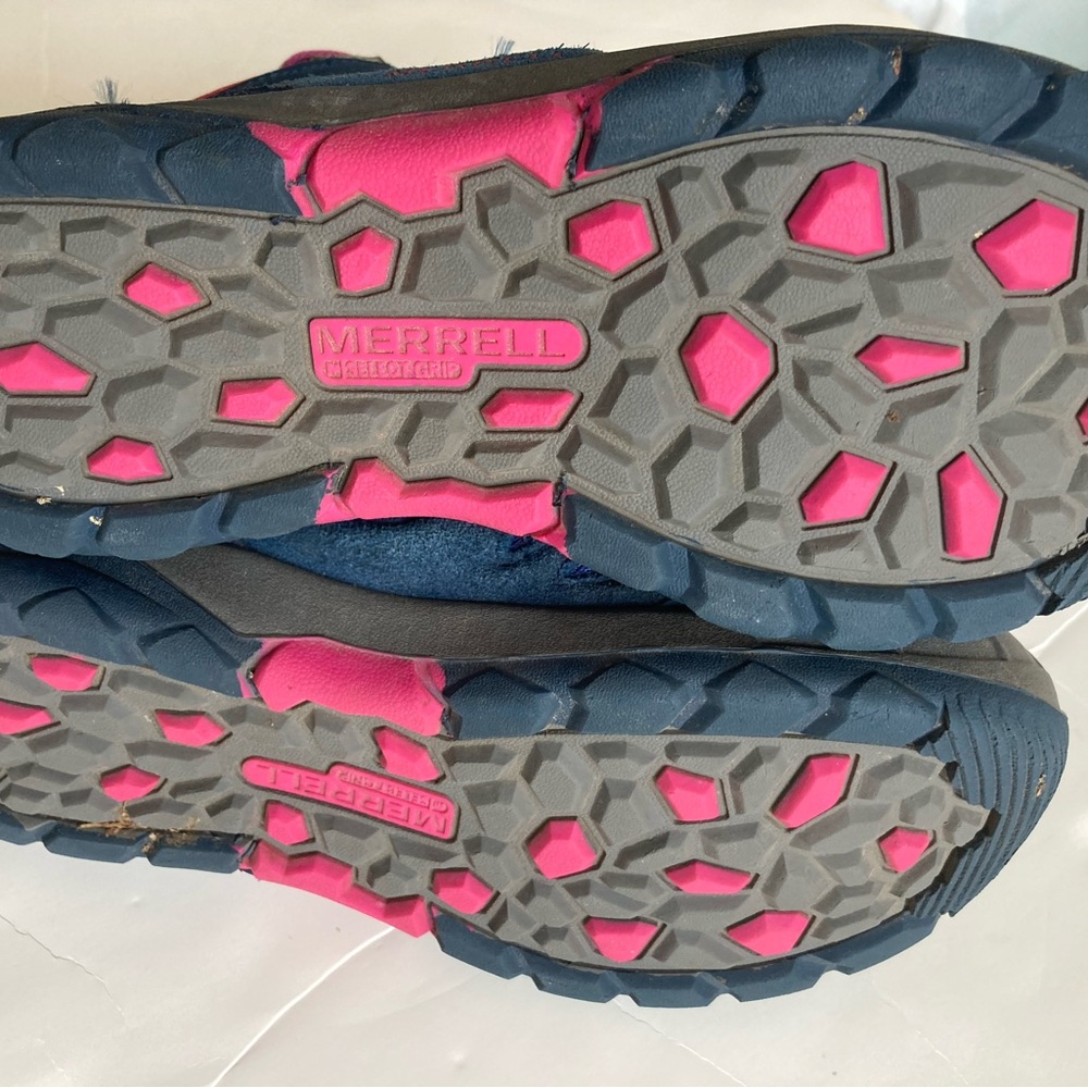 Merrell Capra mid waterproof hiking boots youth 4 - Picture 4 of 5
